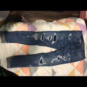 Distressed American Eagle Jeans